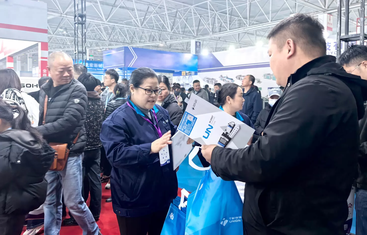 1st Day of Linyi Plastics Expo: TUP's Booth Brims with Business Opportunities, Crowded with Visitors 1st Day of Linyi Plastics Expo: TUP's Booth Brims with Business Opportunities, Crowded with Visitors